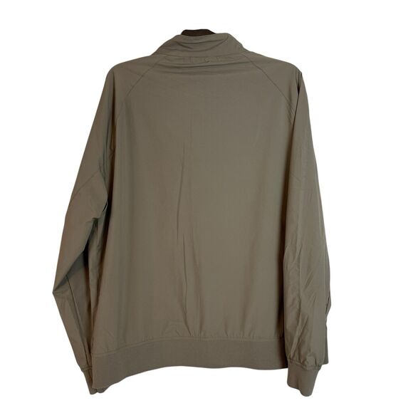 MAGASCHONI MAN NWT Men’s L Full Zip Bomber Lightweight Jacket Packable Tan Khaki - Picture 2 of 11